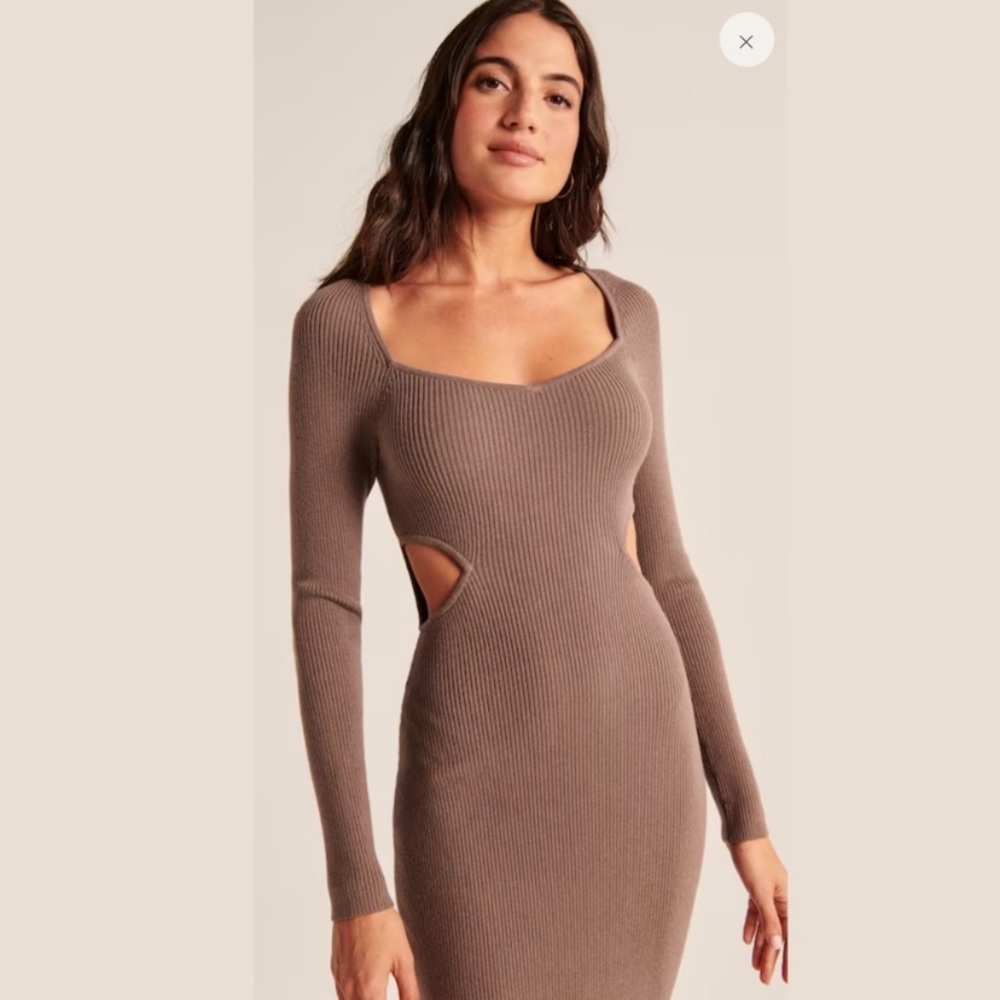 Abercrombie Sweater Dress with Cutouts
